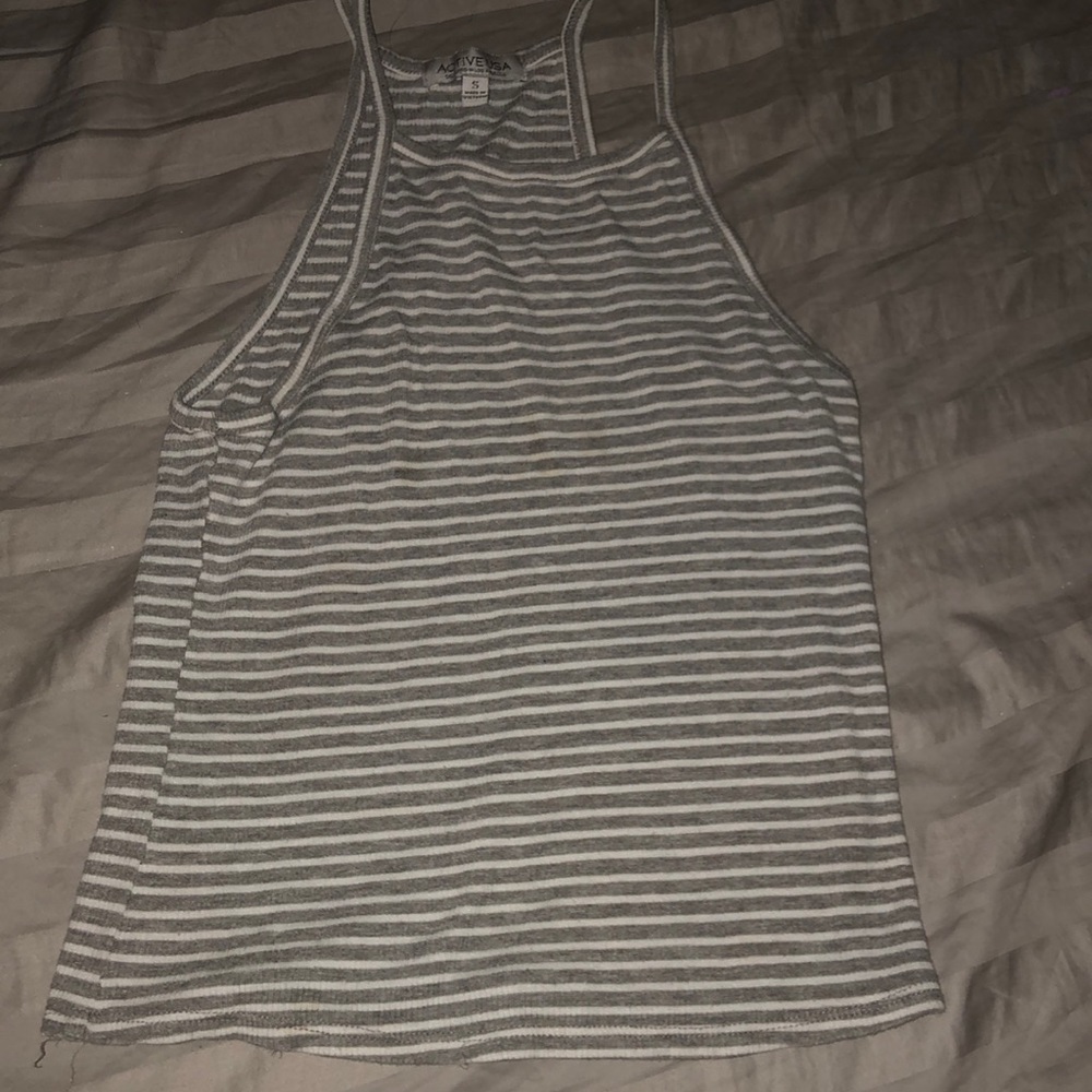Stripped knitted shirt